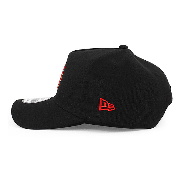 ニューエラ キャップ 9FORTY ロサンゼルス エンゼルス MLB GREY BOTTOM A-FRAME SNAPBACK CAP BLACK