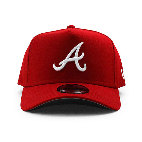 ニューエラ キャップ 9FORTY アトランタ ブレーブス MLB A-FRAME SNAPBACK CAP RED