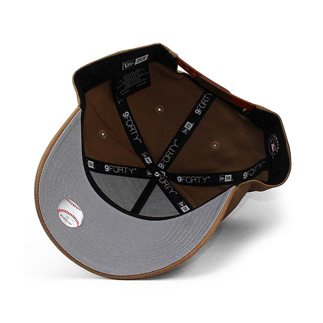 ニューエラ キャップ 9FORTY アトランタ ブレーブス MLB A-FRAME SNAPBACK CAP KHAKI