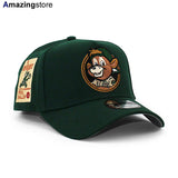 ニューエラ キャップ 9FORTY シカゴ カブス MLB BE ALERT FOR FOUL BALLS GREY BOTTOM A-FRAME SNAPBACK CAP GREEN