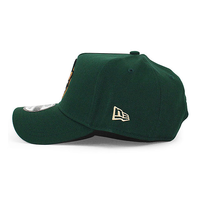 ニューエラ キャップ 9FORTY シカゴ カブス MLB BE ALERT FOR FOUL BALLS GREY BOTTOM A-FRAME SNAPBACK CAP GREEN