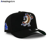 ニューエラ キャップ 9FORTY ロサンゼルス ドジャース MLB MASCOT KELLY GREEN BOTTOM A-FRAME SNAPBACK CAP BLACK