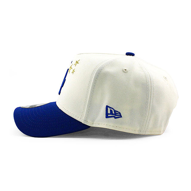 ニューエラ キャップ 9FORTY ロサンゼルス ドジャース MLB GREY BOTTOM A-FRAME SNAPBACK CAP CREAM