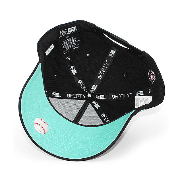 ニューエラ キャップ 9FORTY ロサンゼルス ドジャース MLB TIFFANY BOTTOM A-FRAME SNAPBACK CAP BLACK