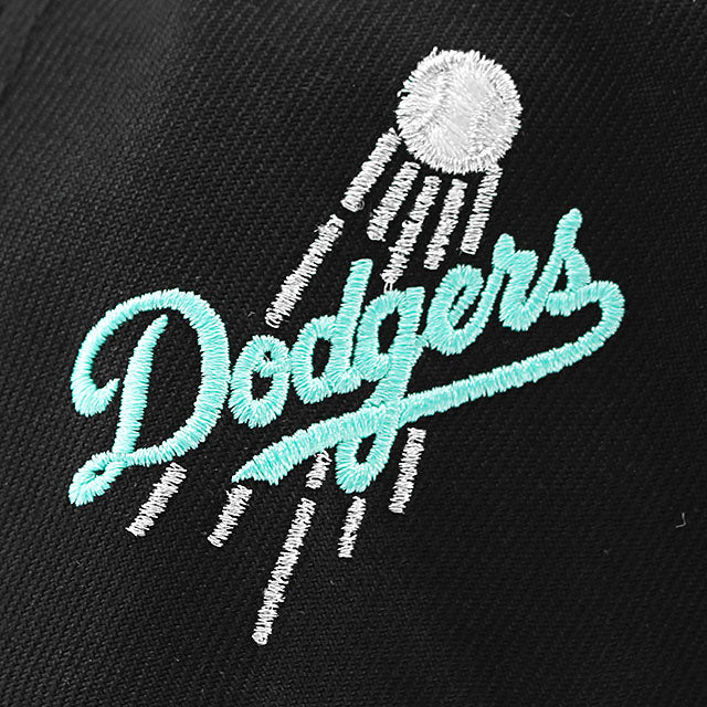 ニューエラ キャップ 9FORTY ロサンゼルス ドジャース MLB TIFFANY BOTTOM A-FRAME SNAPBACK CAP BLACK
