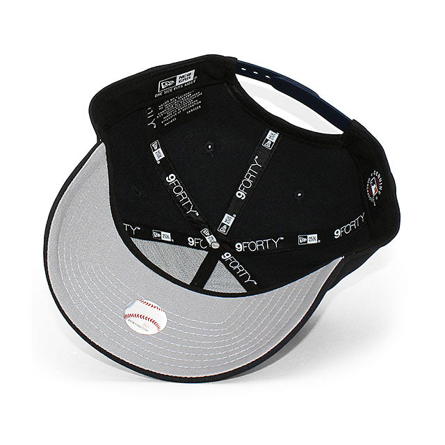 ニューエラ キャップ 9FORTY クリーブランド ガーディアンズ MLB A-FRAME SNAPBACK CAP NAVY