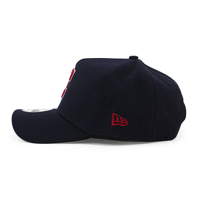 ニューエラ キャップ 9FORTY クリーブランド ガーディアンズ MLB A-FRAME SNAPBACK CAP NAVY