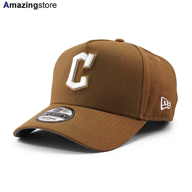 ニューエラ キャップ 9FORTY クリーブランド ガーディアンズ MLB A-FRAME SNAPBACK CAP KHAKI