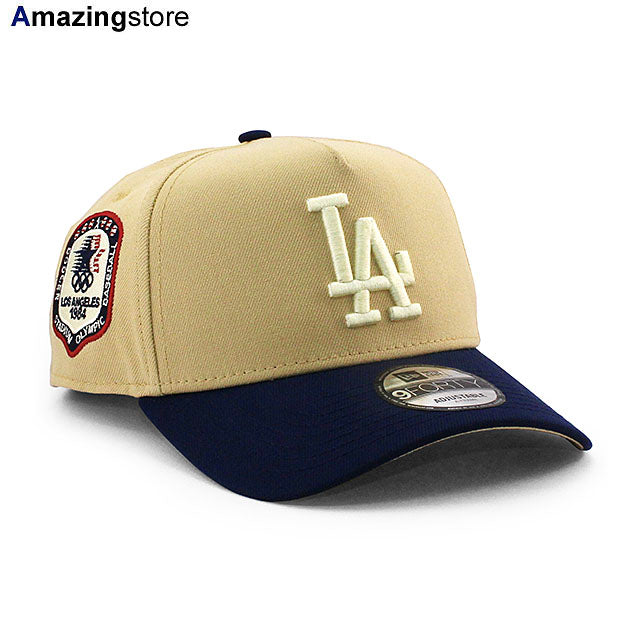 ニューエラ キャップ 9FORTY ロサンゼルス ドジャース MLB 1984 LA OLYMPIC GOLD BOTTOM A-FRAME SNAPBACK CAP V GOLD