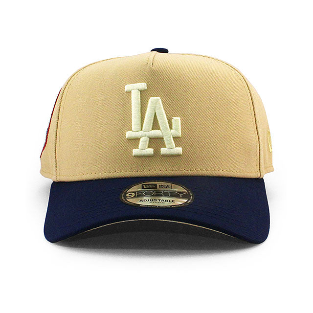 ニューエラ キャップ 9FORTY ロサンゼルス ドジャース MLB 1984 LA OLYMPIC GOLD BOTTOM A-FRAME SNAPBACK CAP V GOLD