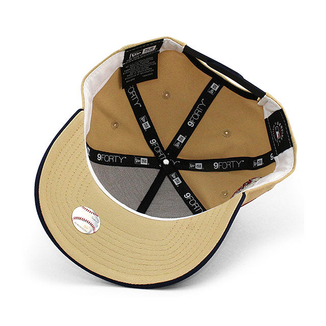 ニューエラ キャップ 9FORTY ロサンゼルス ドジャース MLB 1984 LA OLYMPIC GOLD BOTTOM A-FRAME SNAPBACK CAP V GOLD