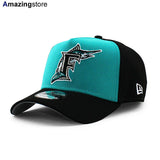 ニューエラ キャップ 9FORTY フロリダ マーリンズ MLB A-FRAME SNAPBACK CAP TEAL