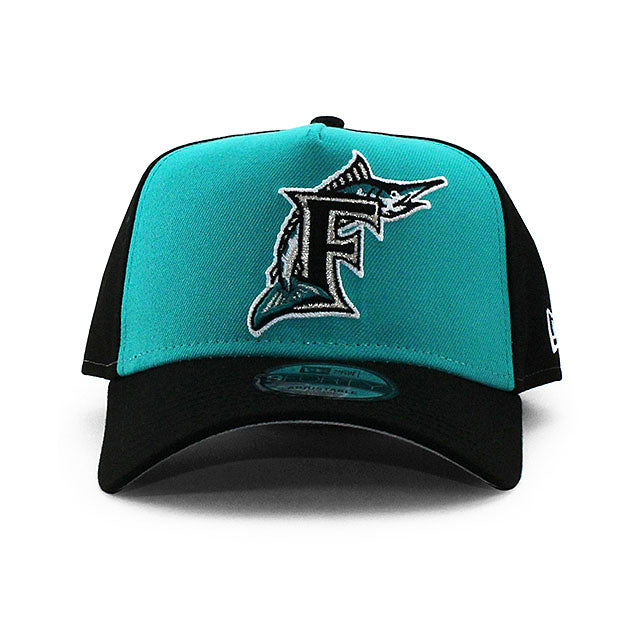 ニューエラ キャップ 9FORTY フロリダ マーリンズ MLB A-FRAME SNAPBACK CAP TEAL