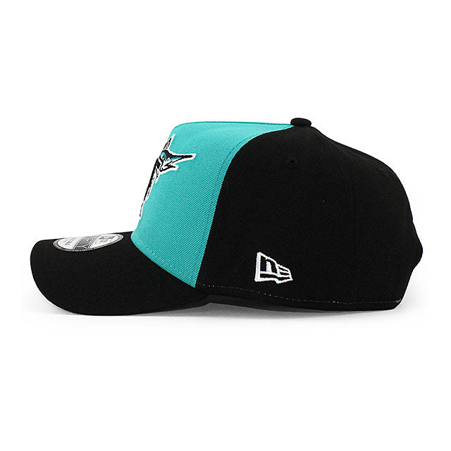 ニューエラ キャップ 9FORTY フロリダ マーリンズ MLB A-FRAME SNAPBACK CAP TEAL