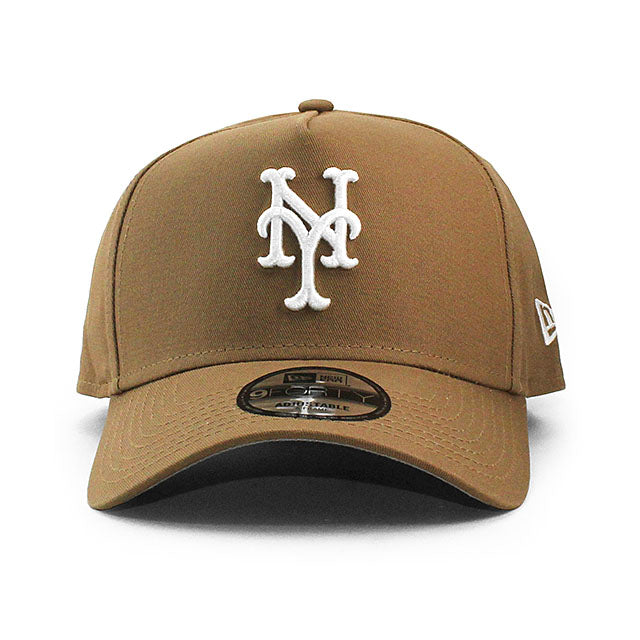 ニューエラ キャップ 9FORTY ニューヨーク メッツ MLB A-FRAME SNAPBACK CAP KHAKI