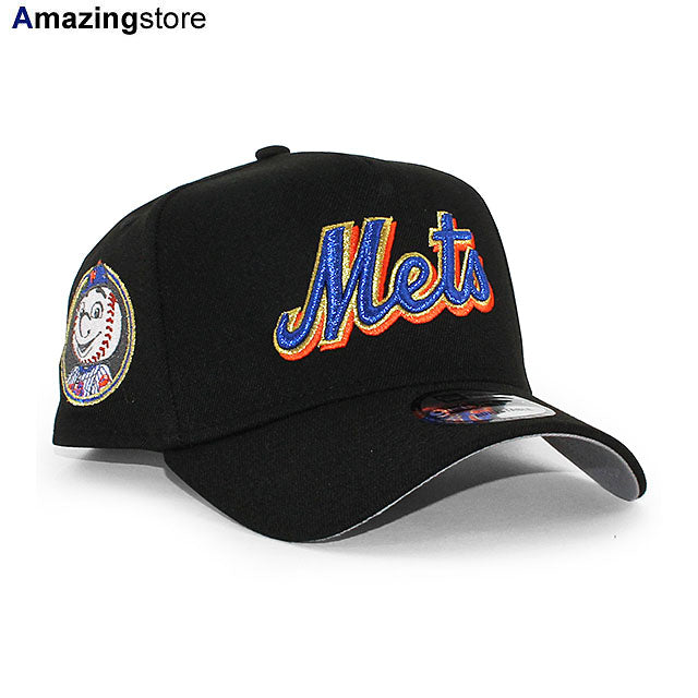 ニューエラ キャップ 9FORTY ニューヨーク メッツ MLB Mr. MET GREY BOTTOM A-FRAME SNAPBACK CAP BLACK