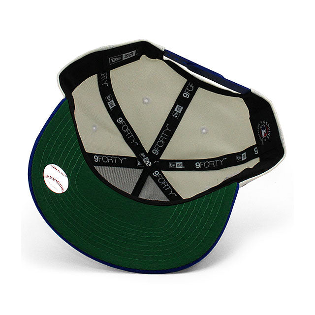 ニューエラ キャップ 9FORTY ロサンゼルス ドジャース MLB OHTANI SHOHEI GREEN BOTTOM A-FRAME SNAPBACK CAP CREAM