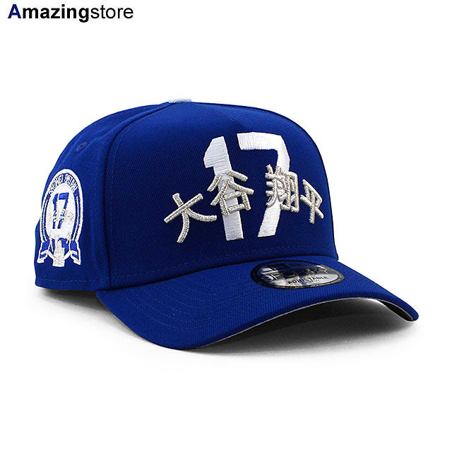 ニューエラ キャップ 9FORTY ロサンゼルス ドジャース MLB OHTANI SHOHEI GREY BOTTOM A-FRAME SNAPBACK CAP BLUE