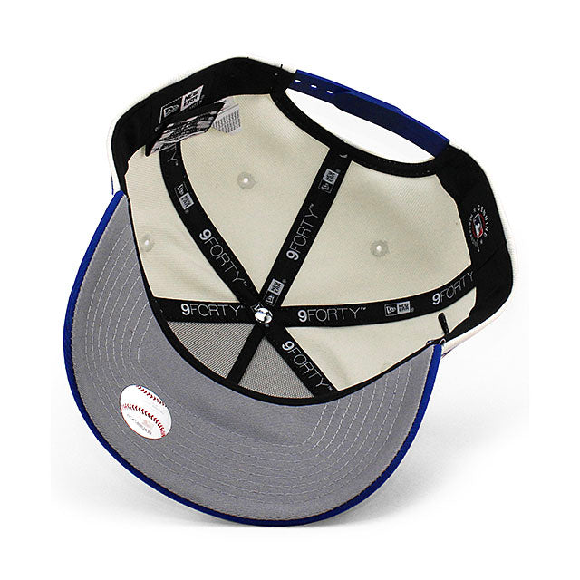 ニューエラ キャップ 9FORTY ロサンゼルス ドジャース MLB OHTANI SHOHEI 50/50 GREY BOTTOM A-FRAME SNAPBACK CAP CREAM