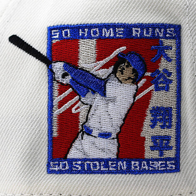 ニューエラ キャップ 9FORTY ロサンゼルス ドジャース MLB OHTANI SHOHEI 50/50 GREY BOTTOM A-FRAME SNAPBACK CAP CREAM