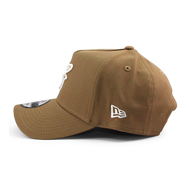 ニューエラ キャップ 9FORTY ボルチモア オリオールズ MLB A-FRAME SNAPBACK CAP KHAKI