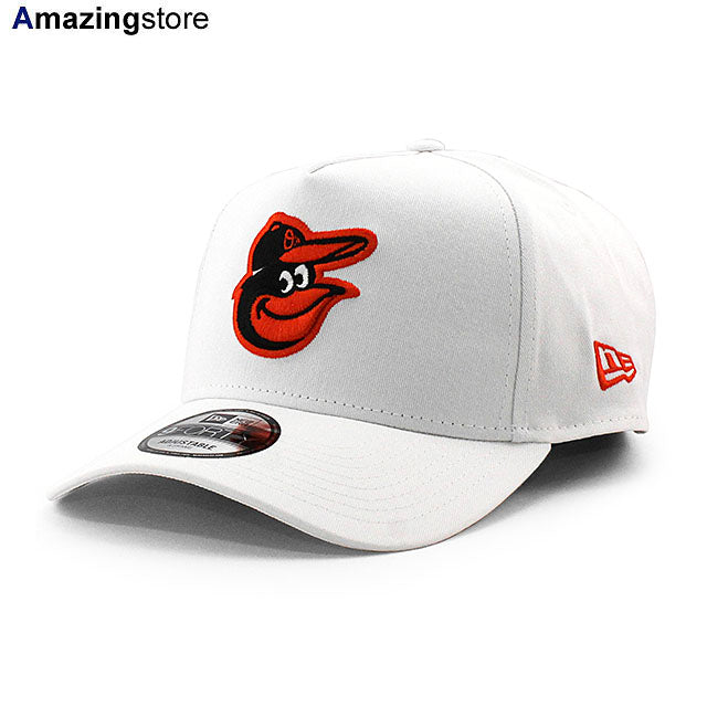 ニューエラ キャップ 9FORTY ボルチモア オリオールズ MLB A-FRAME SNAPBACK CAP WHITE