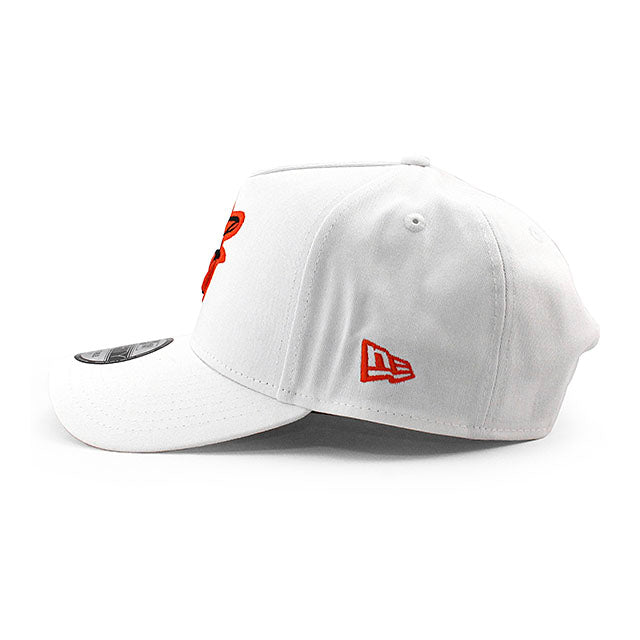ニューエラ キャップ 9FORTY ボルチモア オリオールズ MLB A-FRAME SNAPBACK CAP WHITE