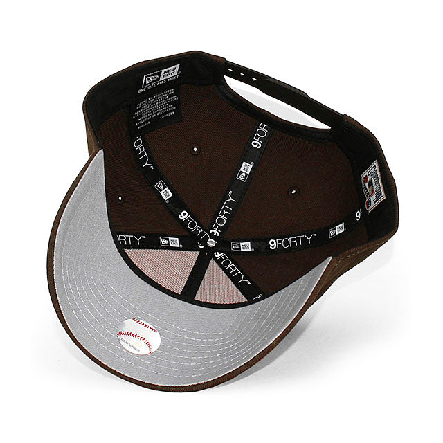 ニューエラ キャップ 9FORTY サンディエゴ パドレス MLB A-FRAME SNAPBACK CAP GOLD