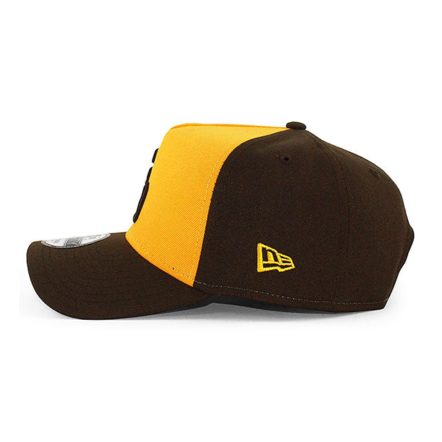 ニューエラ キャップ 9FORTY サンディエゴ パドレス MLB A-FRAME SNAPBACK CAP GOLD