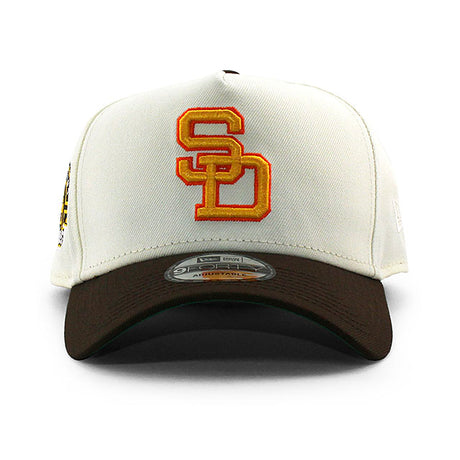 ニューエラ キャップ 9FORTY サンディエゴ パドレス MLB SAN DIEGO STADIUM KELLY GREEN BOTTOM A-FRAME SNAPBACK CAP CREAM