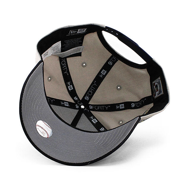 ニューエラ キャップ 9FORTY タンパベイ レイズ MLB TROPICANA FIELD GREY BOTTOM A-FRAME SNAPBACK CAP STONE