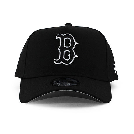 ニューエラ キャップ 9FORTY ボストン レッドソックス MLB A-FRAME SNAPBACK CAP BLACK