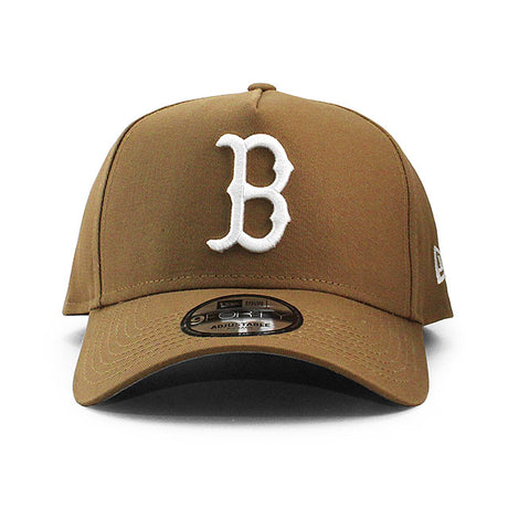 ニューエラ キャップ 9FORTY ボストン レッドソックス MLB A-FRAME SNAPBACK CAP KHAKI