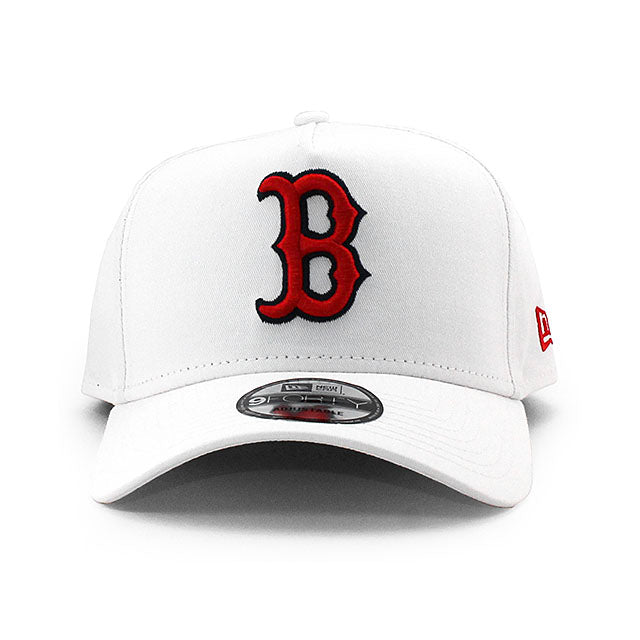 ニューエラ キャップ 9FORTY ボストン レッドソックス MLB A-FRAME SNAPBACK CAP WHITE