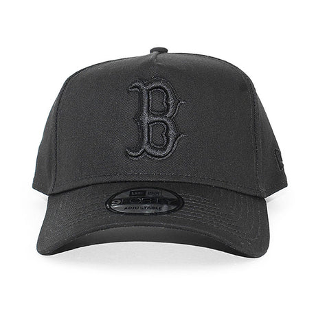 ニューエラ キャップ 9FORTY ボストン レッドソックス MLB A-FRAME SNAPBACK CAP BLACKOUT