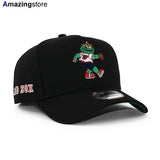 ニューエラ キャップ 9FORTY ボストン レッドソックス MLB MASCOT KELLY BOTTOM A-FRAME SNAPBACK CAP BLACK