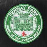 ニューエラ キャップ 9FORTY ボストン レッドソックス MLB FENWAY PARK GREY BOTTOM A-FRAME SNAPBACK CAP BLACK