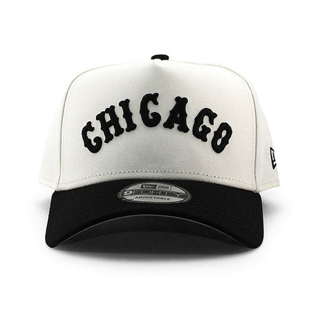 ニューエラ キャップ 9FORTY スナップバック アリス&ワンダー シカゴ ホワイトソックス MLB A-FRAME SNAPBACK CAP CREAM