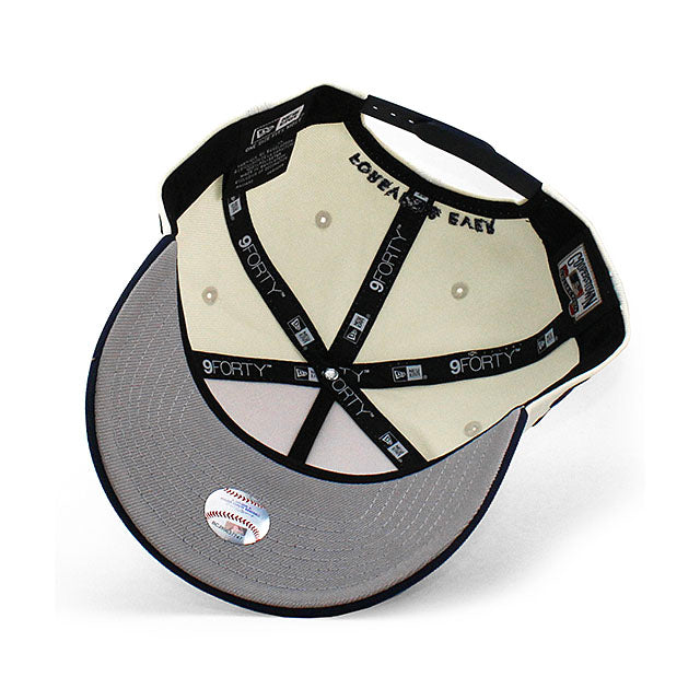 ニューエラ キャップ 9FORTY スナップバック アリス&ワンダー シカゴ ホワイトソックス MLB A-FRAME SNAPBACK CAP CREAM