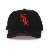 ニューエラ キャップ 9FORTY シカゴ ホワイトソックス MLB COMISKEY PARK RED BOTTOM A-FRAME SNAPBACK CAP BLACK