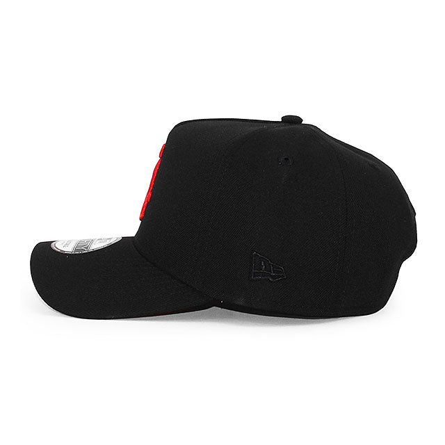 ニューエラ キャップ 9FORTY シカゴ ホワイトソックス MLB COMISKEY PARK RED BOTTOM A-FRAME SNAPBACK CAP BLACK