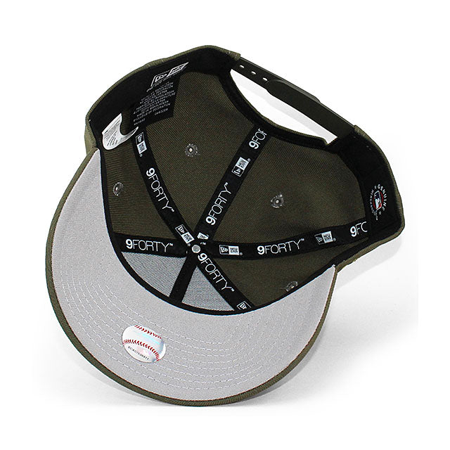 ニューエラ キャップ 9FORTY シカゴ ホワイトソックス MLB COMISKEY PARK GREY BOTTOM A-FRAME SNAPBACK CAP R GREEN