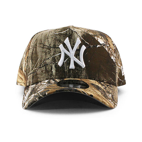ニューエラ キャップ 9FORTY ニューヨーク ヤンキース MLB A-FRAME SNAPBACK CAP REAL TREE CAMO