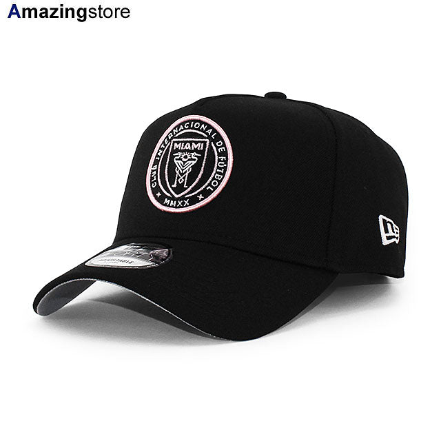日本正規【超激レア】NEWERA インテル マイアミ A-frame 黒 ピンク 帽子