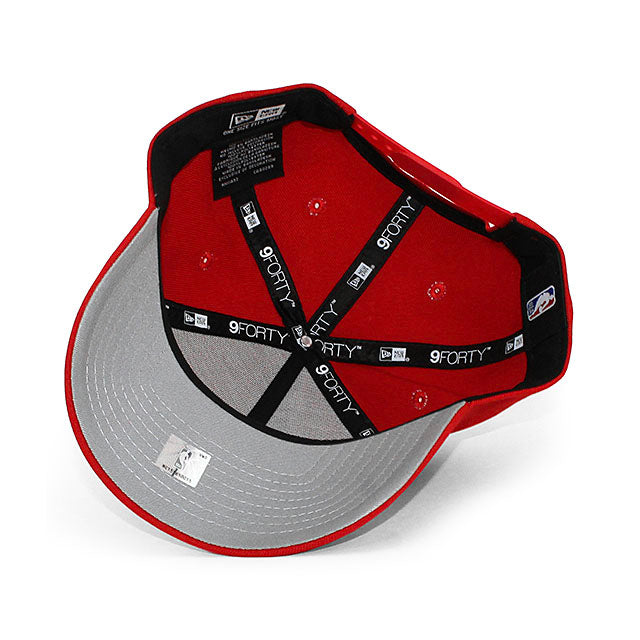 ニューエラ キャップ 9FORTY シカゴ ブルズ NBA A-FRAME SNAPBACK CAP RED