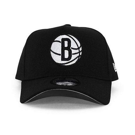 ニューエラ キャップ 9FORTY ブルックリン ネッツ NBA A-FRAME SNAPBACK CAP BLACK