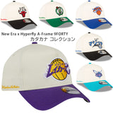 カタカナロゴ 海外取寄 ニューエラ キャップ NBA HYPERFLY A-FRAME 9FORTY SNAPBACK CAP CHROME WHITE