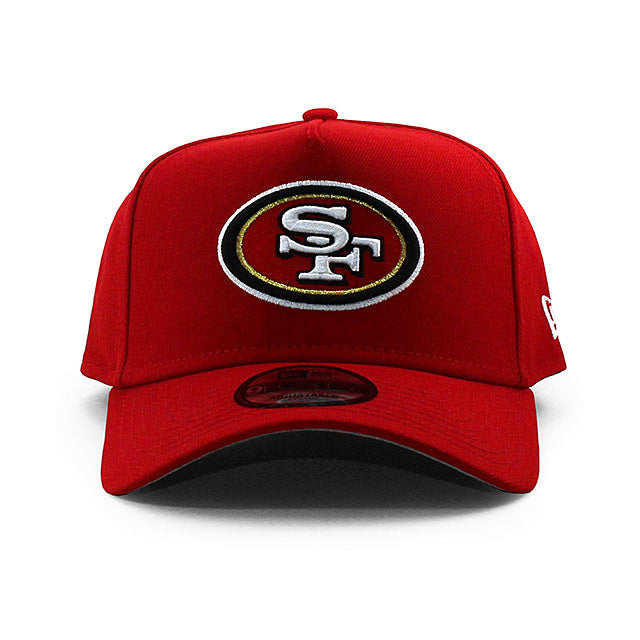 ニューエラ キャップ 9FORTY サンフランシスコ 49ERS NFL A-FRAME SNAPBACK CAP RED