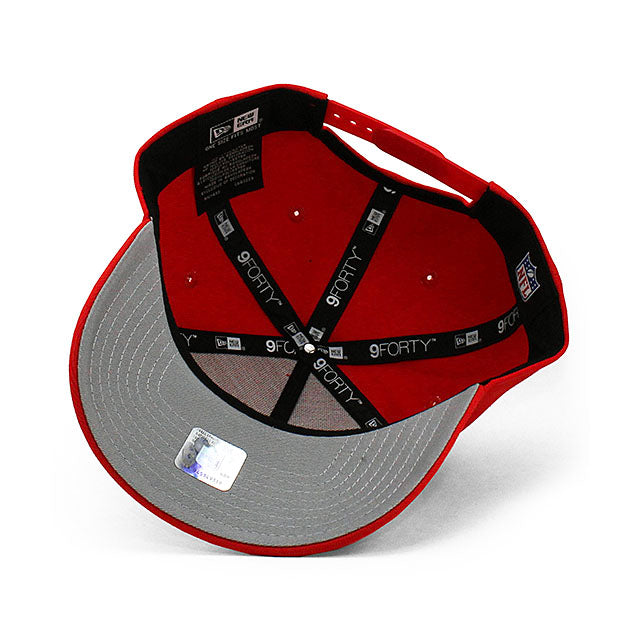 ニューエラ キャップ 9FORTY サンフランシスコ 49ERS NFL A-FRAME SNAPBACK CAP RED