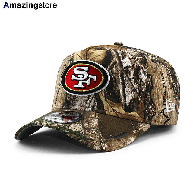 ニューエラ キャップ 9FORTY サンフランシスコ 49ERS NFL A-FRAME SNAPBACK CAP REAL TREE CAMO